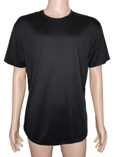 BYLT Limitless Drop-Cut Shirt Men’s Large Black Short Sleeve Athletic Stretch T8