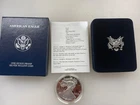 SILVER EAGLE 2004-W PROOF COIN IN PRESENTATION BOX DIRECTLY FROM MINT