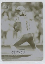 2025 Upper Deck CFL Printing Plate Yellow Achievement 1/1 Cameron Dukes #2 bj5