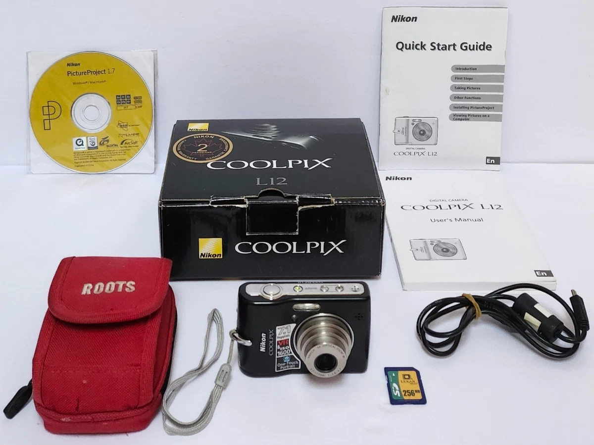 Preços baixos em Câmeras digitais Nikon Coolpix L12 | eBay
