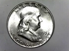 1953 d , Franklin Half Dollar-Unc