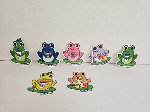 Menge 7 Niederländische Bros YOU Be YOU Frosch SEPTEMBER 2024 AUFKLEBER - Bild 13 von 13