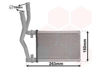 VAN Wezel WäRmetauscher, Innenraumheizung U.A. FüR Fiat, Suzuki