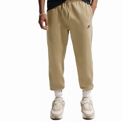 Nike Beige Tan Sportswear Tech Jogger Pants Tapered Size Small $120 Retail