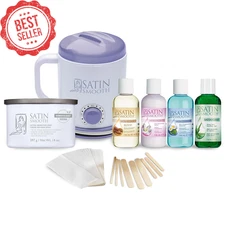 Select-A-Temp Wax Warmer Kit Hair Removal Adjustable Temp Face Body Waxing