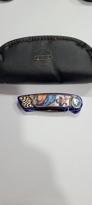 FRANKLIN MINT COLLECTORS KNIFE #43 RICHARD PETTY POCKET KNIFE
