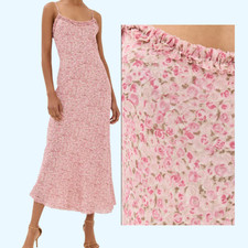 Reformation Imara Floral Print Dress in Size Medium New with Tag