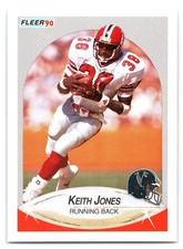 1990 Fleer - Keith Jones #379 (RC)