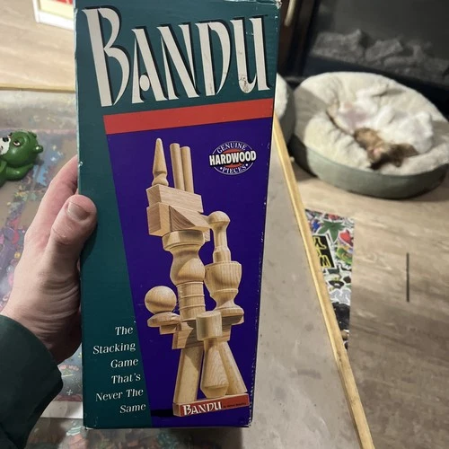 Bandu The Stacking Game! Milton Bradley 1991 Vintage~Great Condition~Complete