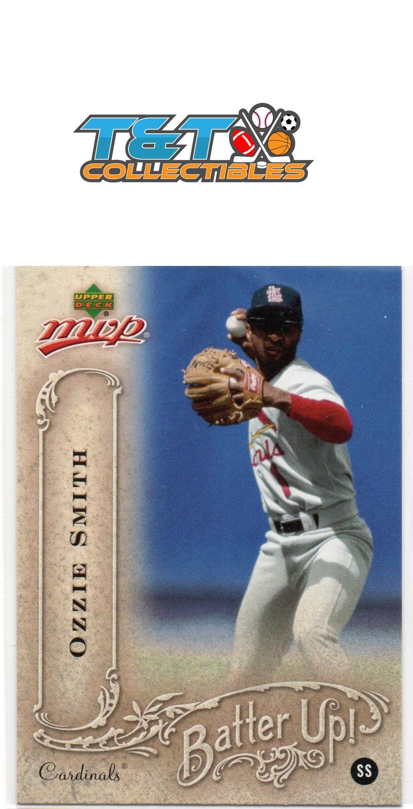 Ozzie Smith 2005 Upper Deck MVP Batter Up! #BU-28 St. Louis Cardinals 70