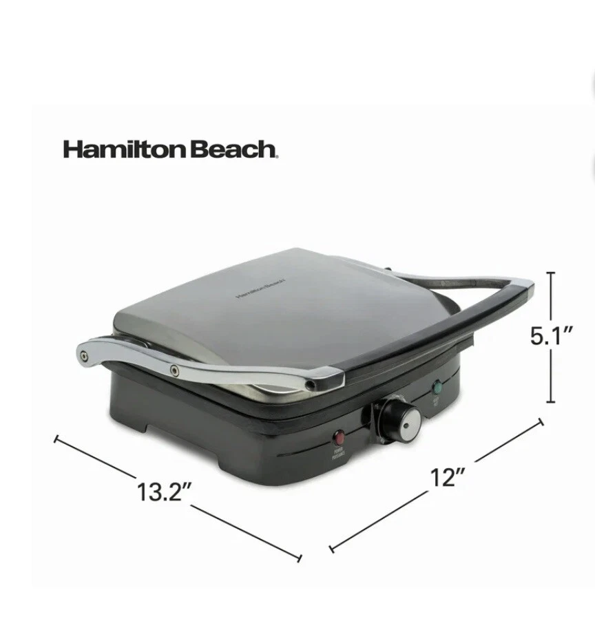 Hamilton Beach Electric Panini Press Grill
Opens in a new window or tab