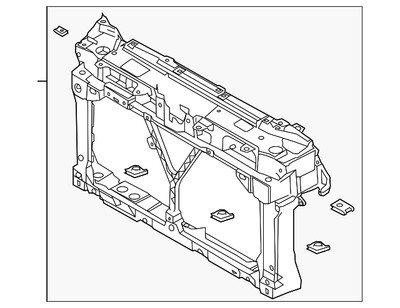 Genuine Mazda Radiator Support BBM2-53-110F