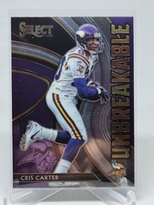 Cris Carter 2020 Panini Select Football Unbreakable #U24 Minnesota Vikings C4E