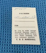 2477W C&E MARSHALL Mainspring (147 X 0925 X 8.75) Part # 55117D. New Old Stock.
