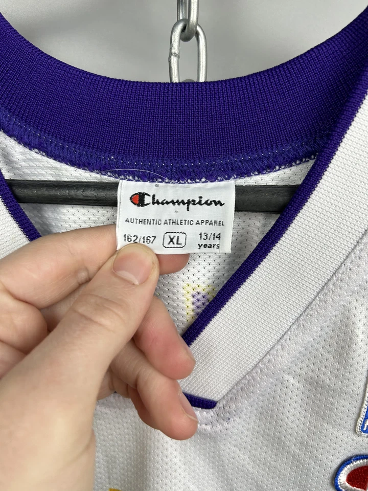 CHAQUETA DE BALONCESTO VINTAGE CAMPEÓN DE LA NBA LOS ANGELES LAKERS #8 BRYANT Niños XL Foto 4 de 4