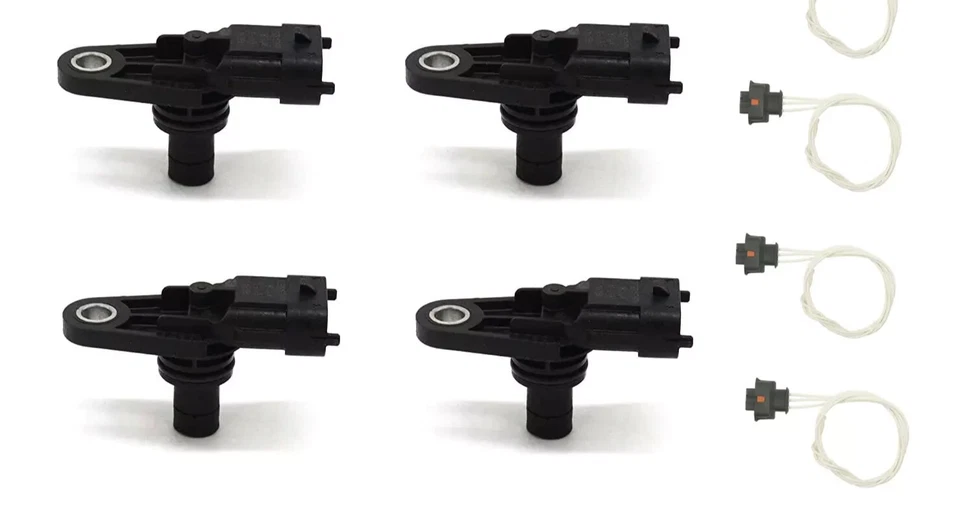 4 sensores de posición del árbol de levas y posición del cigüeñal y conector ajuste: GM Saab Suzuki Foto 3 de 4