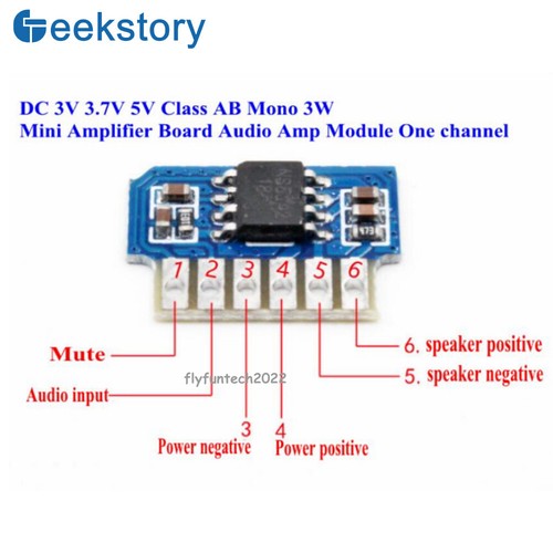 Módulo amplificador mini clase AB NS8002 hágalo usted mismo sistemas de audio estéreo de bajo voltaje - Imagen 4 de 8