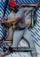 2018 Topps High Tek Rainbow Foil Blue #HTPD Paul DeJong /150 - NM-MT