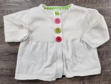 Baby Girl Vintage Carter's 3 Month Big Colorful Buttons Knit Sweater