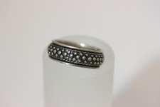 Large Size 15 Sterling Silver Montra or Spinner Ring Size 15 - Item 199