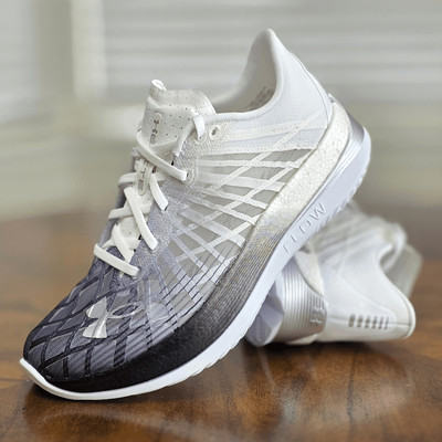 Under Armour Flow Velociti Elite 2 Running Shoes Men's 7 White Black 3026801-100