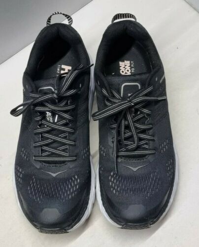 Hoka One One Mach 6 Running Shoes Sneakers Mens 6MD Black White 1147553 HOKA Mach 6 Men main image 4