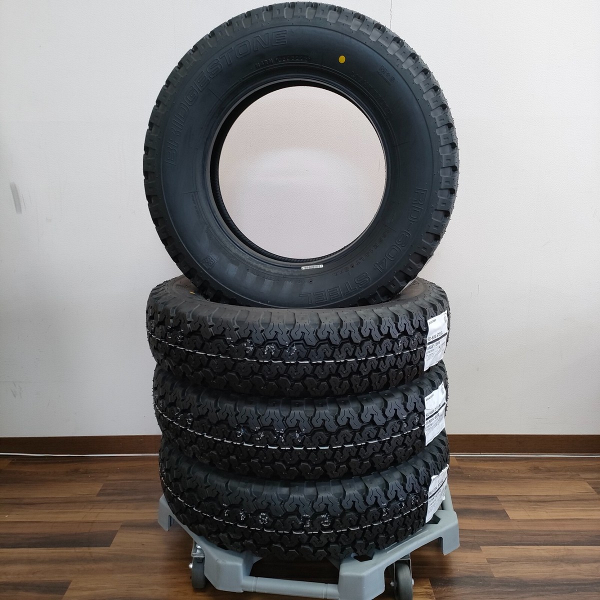 BRIDGESTONE RD604 165R14 8PR M+S Tire Set of 4 Kei truck