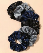 6pcs Galaxy Print Women Scrunchie
