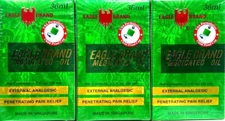Eagle Brand Medicated Oil External Analgesic Pain Relief 36ml (Pack of 3)-1/2030