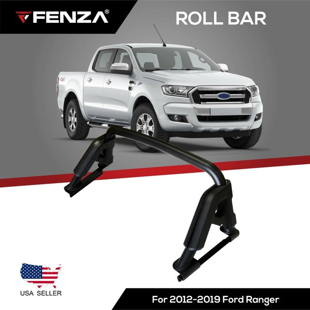 Pickup Bed Roll Bar Black Coated For 2015 2018 Ford Ranger Tonneau Cover Base