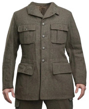 Swedish Military M39 Wool Tunic, M/R, 1941 unissued NOS cd, Free U.S. shipping