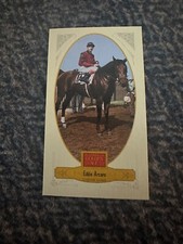 Eddie Arcaro #38 Mini Broad Leaf Back 2012 Panini Golden Age Citation Jockey