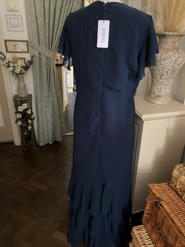 Atemberaubendes Kleid Coast formell Anlass 20 Hochzeit Party marineblau elegant lang 48”ch❤️ - Bild 6 von 12
