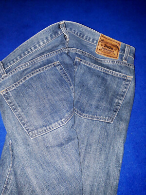 VTG JEANS AUTHENTIC DUNGAREES POLO RALPH LAUREN MEDIUM 36/34 | eBay
