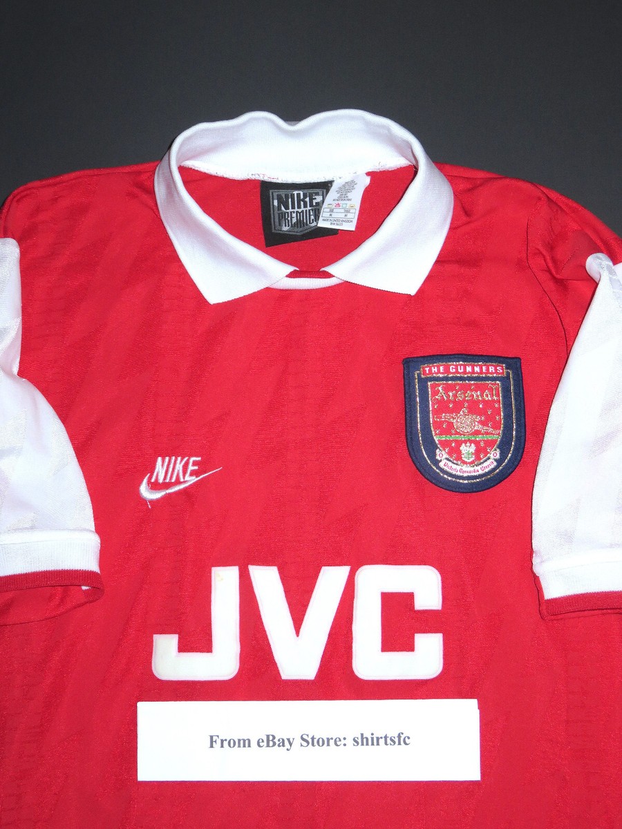 NIKE ArsenalFC BERGKAMP ユニフォーム　XL ＃1274 1996-1998 Nike Authentic Arsenal FC Dennis Bergkamp Home Red