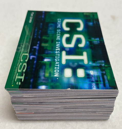 CSI Series 1 Trading Cards #1-100 Complete Set + Chase Sets Strictly Ink 2003 - Picture 13 of 15