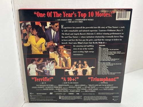 What's Love Got To Do With It Laserdisc (Angela Bassett) 1993 Letterbox Edition - Picture 5 of 5