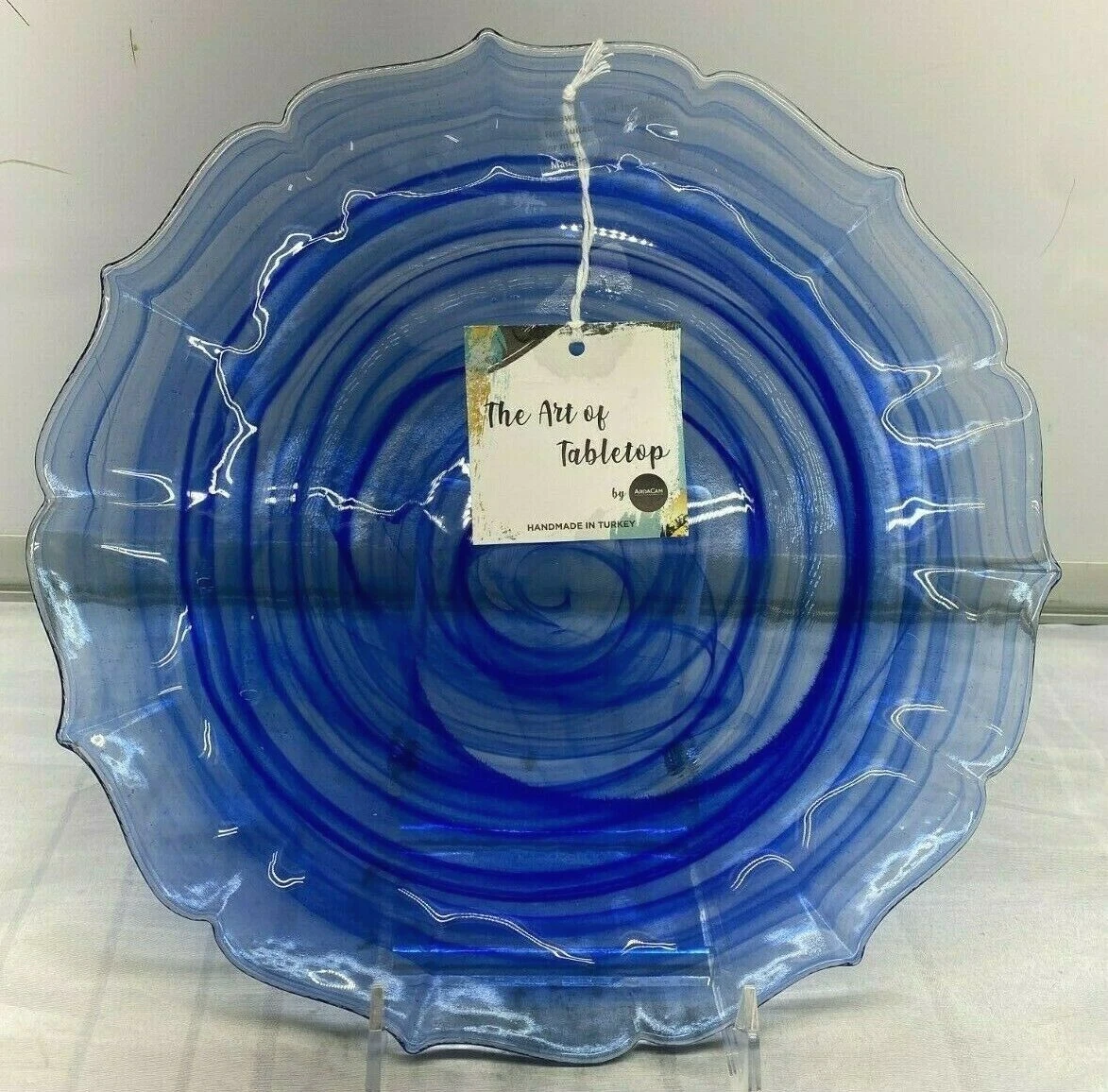 Cobalt blue salad plates cheap
