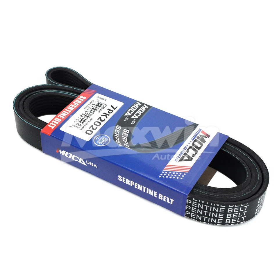 Ремень змеевик EPDM подходит для INFINITI G37 M37 Nissan 370Z 3,7 л 7PK2020 - Изображение 4 из 4