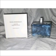 NEW AUTHENTIC LACOSTE ESSENTIAL SPORT POUR HOMME EAU DE TOILETTE (TESTER) 4.2OZ 