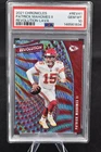 2021 Panini Chronicles Patrick Mahomes II Revolution Lava /10 #REV41 KC - PSA 10