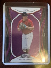 2023 Panini Chronicles Certified Purple /49 Cutter Coffey #5