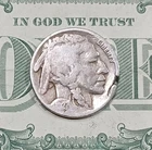 1927 Buffalo Indian Head Nickel Mint Error Struck On Defective Planchet Rare