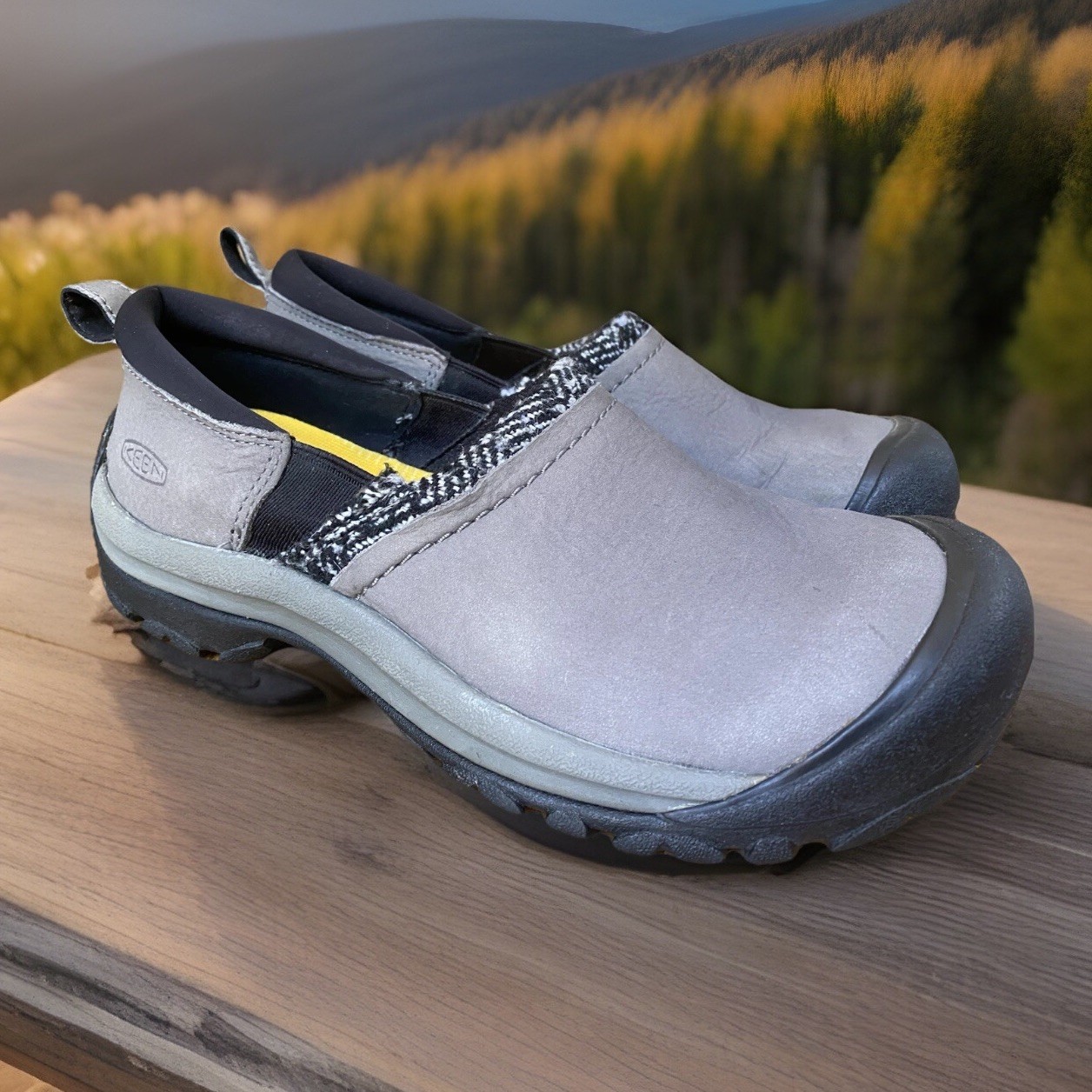 KEEN Slip On Donna Kaci 2 Invernale Bassa Altezza In Acciaio Grigio Nero 38 US 7 5 M Come Nuovo