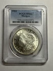 1921-P $1 Morgan Silver Dollar PCGS MS64 Blast White