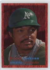 2021 Topps Archives 1957 Topps Red Hot Foil 29/50 Reggie Jackson #15 HOF 2s2