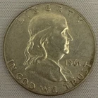 1961 Franklin Half Dollar, 90% Silver, Philadelphia Mint! Very Fine Condition