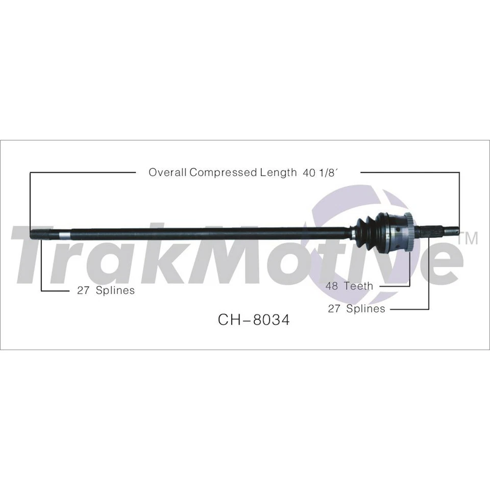 Juego de 2 ejes delanteros CV SurTrack para Jeep Grand Cherokee AWD/4x4 Selec-Tra Foto 3 de 3