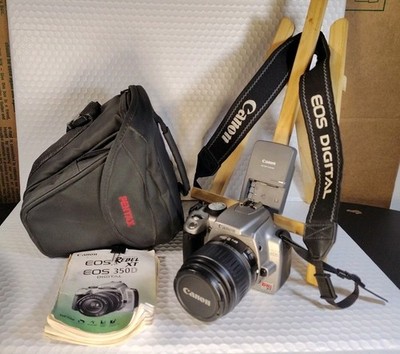 Cannon Rebel XT EOS 350D Bundle 18-55mm With Charger & Travel Bag 