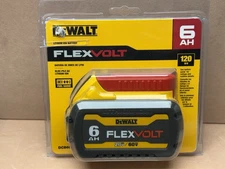 DeWALT DCB606 FLEXVOLT 6Ah Battery — 20V/60V MAX Lithium-Ion